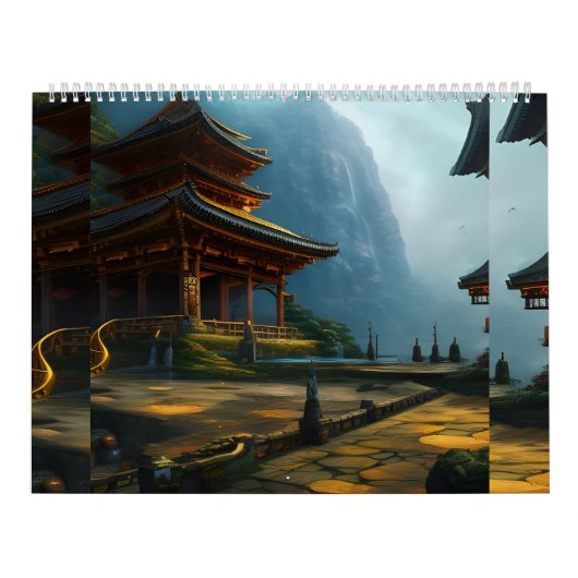 japanese themed paintings kalender (Hoes)
