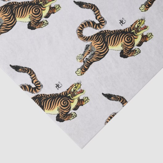 JAPANESE TIGER TISSUE PAPIER (Detail)