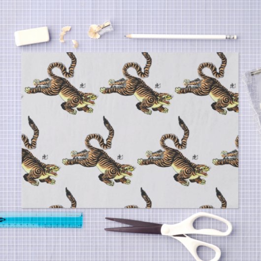 JAPANESE TIGER TISSUE PAPIER (Craft)