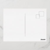 Japanese Touch Bridal Folie Feestdagen Briefkaart (Achterkant)