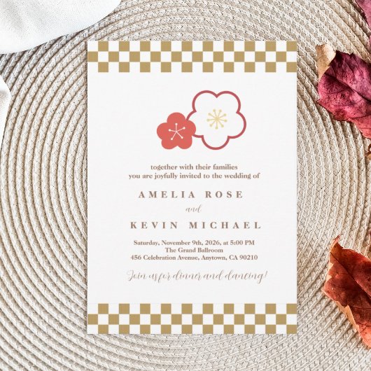 Japanese Touch Bridal Kaart