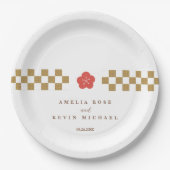 Japanese Touch Bridal Papieren Bordje (Voorkant)