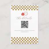 Japanese Touch Bridal Plaatskaartje (Voorkant)