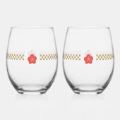 Japanese Touch Bridal Wijnglas Zonder Voet (Achterkant)