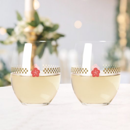 Japanese Touch Bridal Wijnglas Zonder Voet (Insitu (Huwelijk))