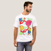 Japanese Traditional Colorful Beautiful  T-shirt (Voorkant volledig)