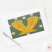 Japanese traditional pattern - CHOJI Rechthoekige Sticker (Envelop)