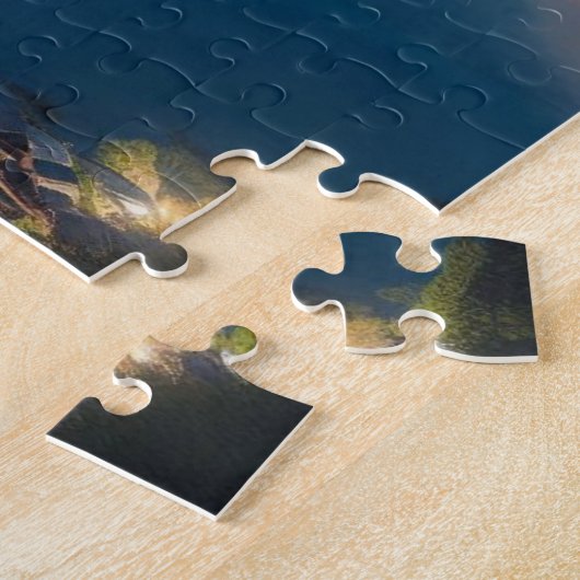 Japanese　Traditional　Vintage　fujiyama Legpuzzel (Zijkant)