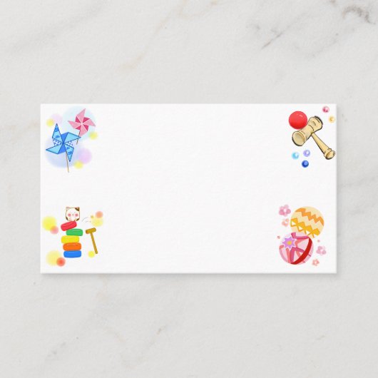 Japanese　Traditional　Vintage Visitekaartje (Voorkant)