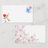 Japanese　Traditional　Vintage Visitekaartje (Voorkant / Achterkant)