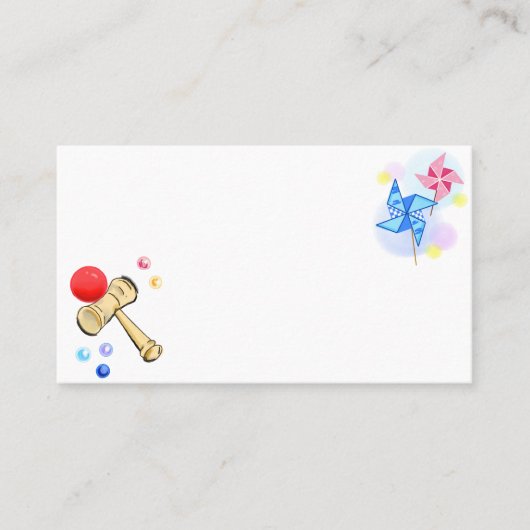 Japanese　Traditional　Vintage Visitekaartje (Voorkant)