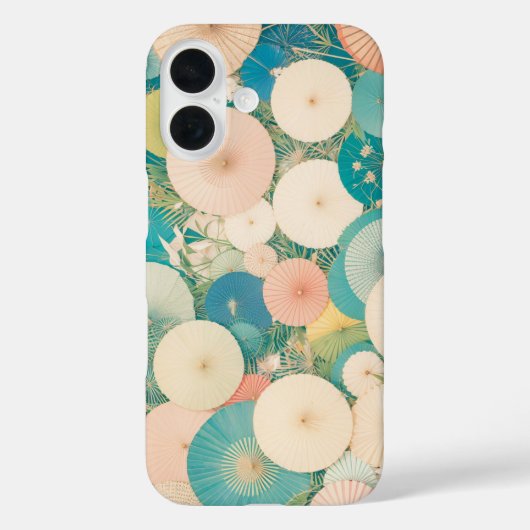 Japanese Umbrella Collection Tropical Modern Phone Case-Mate iPhone Case (Achterkant)