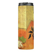 Japanese Vase, Roses, Anemones by Vincent van Gogh Thermosbeker (Achterkant)