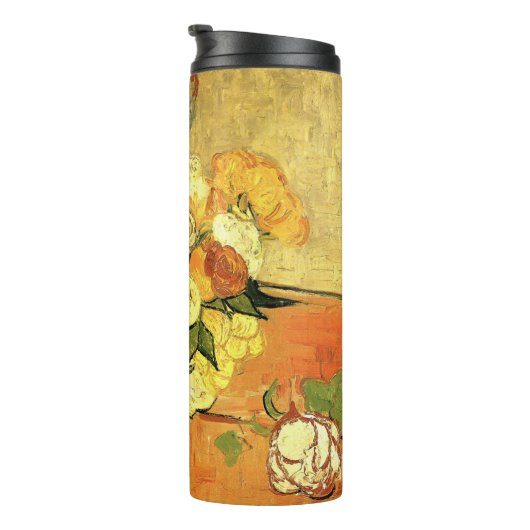 Japanese Vase, Roses, Anemones by Vincent van Gogh Thermosbeker (Geroteerd rechts)