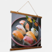 Japanese Waltz | Eight Sushi Poems Dancing Hangend Wandkleed (Gebogen)