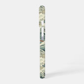 Japanese Wave Pattern Monogrammed iPhone 16 Hoesje (Linkerkant)