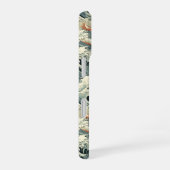 Japanese Wave Pattern Monogrammed iPhone 16 Hoesje (Rechterkant)