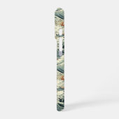 Japanese Wave Pattern Monogrammed iPhone Hoesje (Linkerkant)