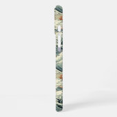 Japanese Wave Pattern Monogrammed iPhone Hoesje (Linkerkant)