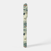 Japanese Wave Pattern Monogrammed iPhone Hoesje (Rechterkant)