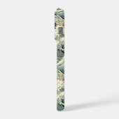 Japanese Wave Pattern Monogrammed iPhone Hoesje (Linkerkant)