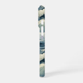 Japanese Waves Pattern Monogrammed iPhone Hoesje (Linkerkant)