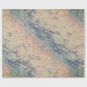 JAPANESE WAVPATROON BLAUW EN PINKS CADEAUPAPIER (Vlak)