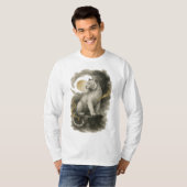 【Japanese White Tiger Long Sleeve T-Shirt】 T-shirt (Voorkant volledig)