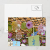 Japanese windklokken (fuurin) briefkaart (Voorkant / Achterkant)