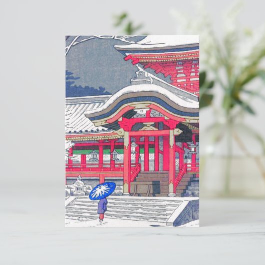 Japanese Winter Kaart (Staand voorkant)