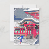 Japanese Winter Kaart (Achterkant)