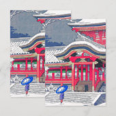 Japanese Winter Kaart (Voorkant / Achterkant)