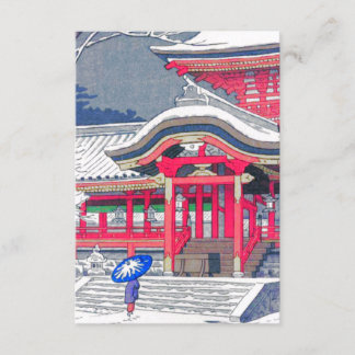 Japanese Winter Kaart