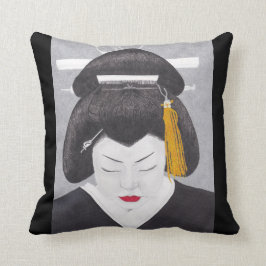 Japanese Woman Cushion Kussen