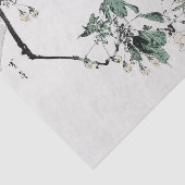 JAPANESE WOODBLOCK-AFDRUKFLOWERS — Weefpapier Tissuepapier (Detail)