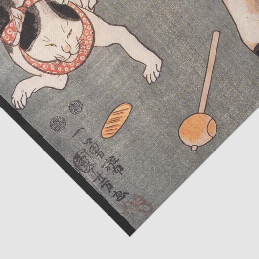 JAPANESE WOODBLOCK AFDRUKpapier Tissuepapier (Detail)