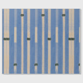 JAPANESE WOODBLOCK BAMBOO PATTERN WRAPPINGPAPIER CADEAUPAPIER (Vlak)