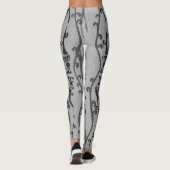 JAPANESE WOODBLOCK PATTERN AFDRUKTE LEGGINGS (Achterkant)