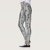 JAPANESE WOODBLOCK PATTERN AFDRUKTE LEGGINGS (Links)