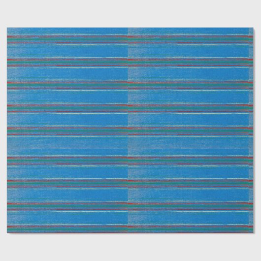 JAPANESE WOODBLOCK PATTERN WRAPPINGPAPIER IN BLAUW CADEAUPAPIER (Vlak)