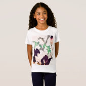 JAPANESE WOODBLOCK PRINT BIRD T-SHIRT (Voorkant volledig)