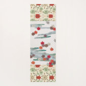 JAPANESE WOODBLOCK PRINT BIRDS OP BRANCH YOGA Mat (Achterkant)