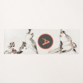 JAPANESE WOODBLOCK PRINT BIRDS OP BRANCH YOGA Mat (Voorkant (horizontaal))