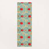 JAPANESE WOODBLOCK PRINT CRANES AS YOGA Mat (Achterkant)