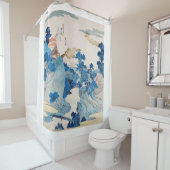 JAPANESE WOODBLOCK PRINT LANDSCAPE Shower Curtain Douchegordijn (In situ)