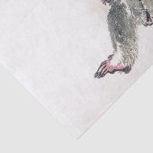 JAPANESE WOODBLOCK PRINT MONKEY TISSUE PAPIER (Detail)