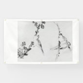 JAPANESE WOODBLOCK PRINT OF BIRDS BANNER (Horizontaal)