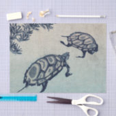 JAPANESE WOODBLOCK-TURTTEKST - Tapepapier Tissuepapier (Craft)