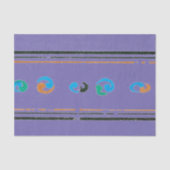 JAPANESE WOODBLOKAFDRUKKING IN PAARSE WEEFSELPAPIE TISSUEPAPIER (Voorkant)