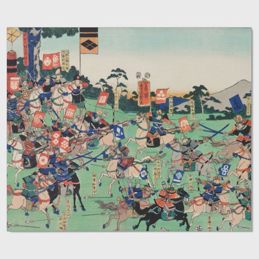 JAPANESE WOODBLOKAFDRUKKING VAN HET WRAPPINGSPAPIE CADEAUPAPIER (Vlak)